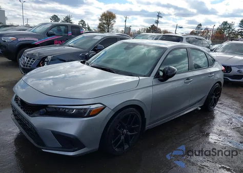 2022 Honda Civic Sport из США, поврежденный, VIN 19XFL2H85NE004549